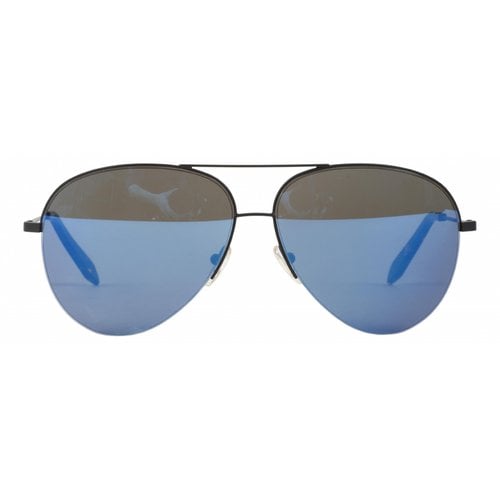 Pre-owned Victoria Beckham Aviator Sunglasses In Blue