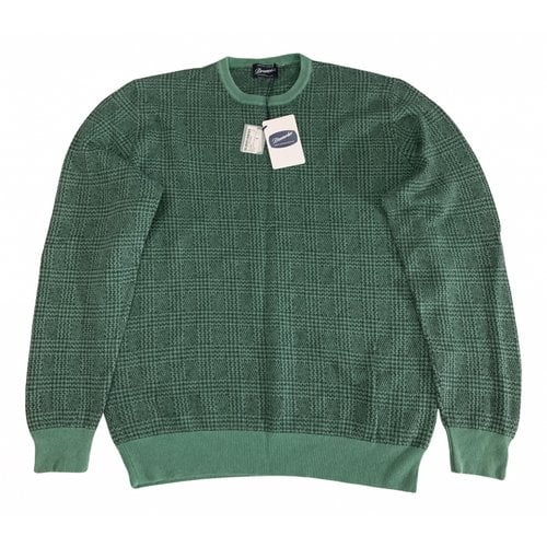 Pre-owned Drumohr Cashmere Sweatshirt In Green