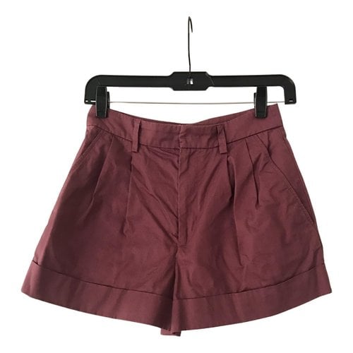 Pre-owned Isabel Marant Étoile Shorts In Burgundy