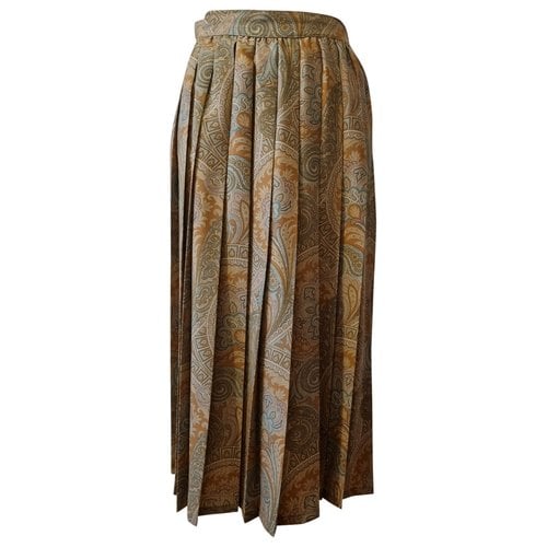 Pre-owned Marella Wool Maxi Skirt In Multicolour