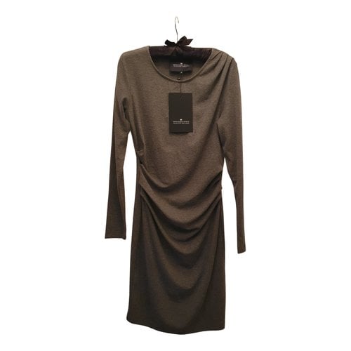 Pre-owned Designers Remix Mid-length Dress In Grey