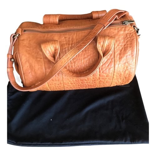 Pre-owned Alexander Wang Rocco Leather Handbag In Orange