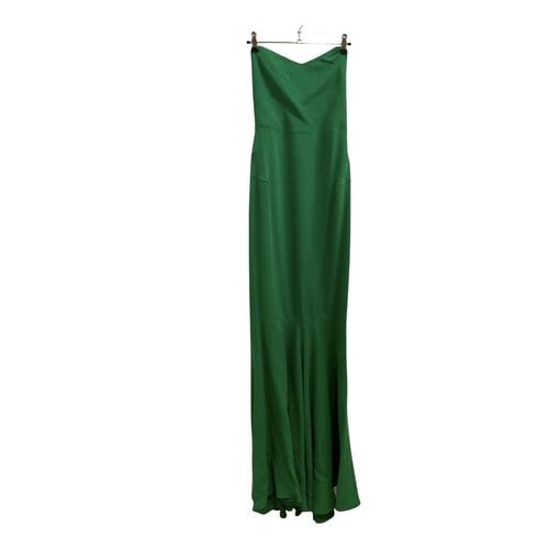 Pre-owned Roland Mouret Maxi Dress In Green