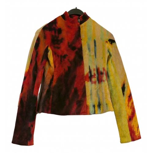 Pre-owned Roberto Cavalli Velvet Jacket In Multicolour