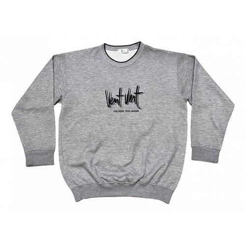 Pre-owned Pierre Balmain Sweatshirt In Grey