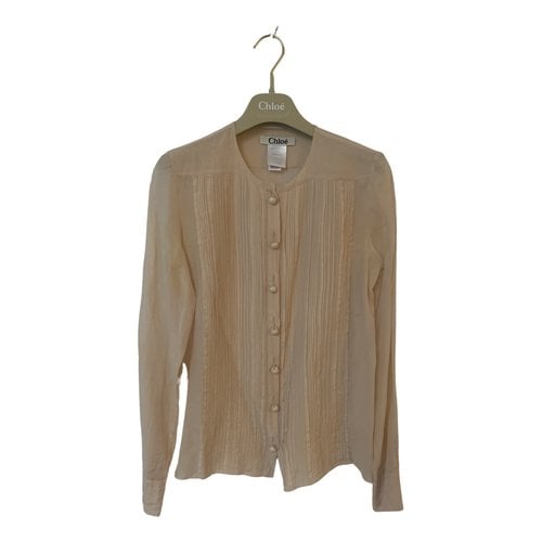Pre-owned Chloé Blouse In Pink