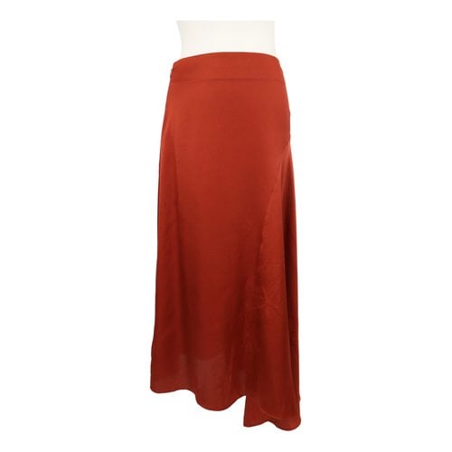 Pre-owned Ted Baker Maxi Skirt In Brown
