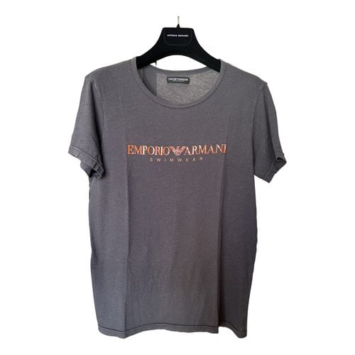 Pre-owned Emporio Armani T-shirt In Grey