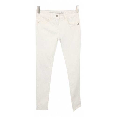 Pre-owned Patrizia Pepe Jeans In White