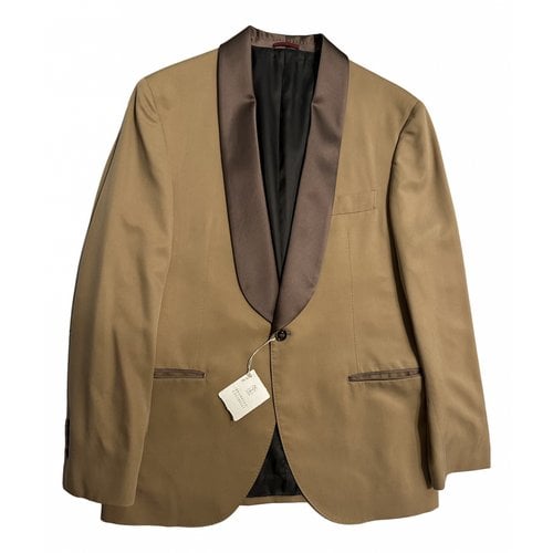 Pre-owned Brunello Cucinelli Suit In Camel