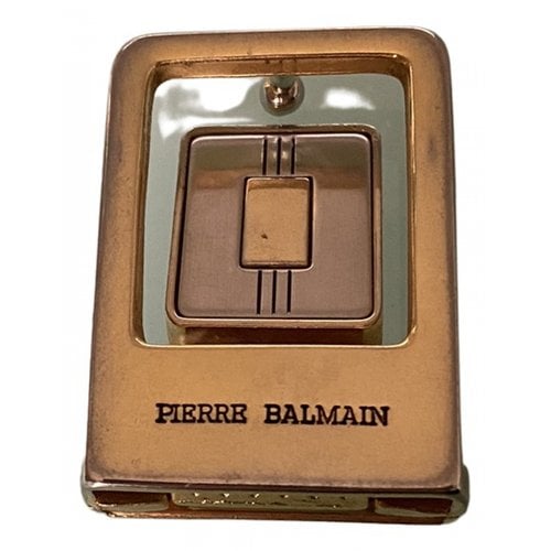Pre-owned Pierre Balmain Belt In Metallic