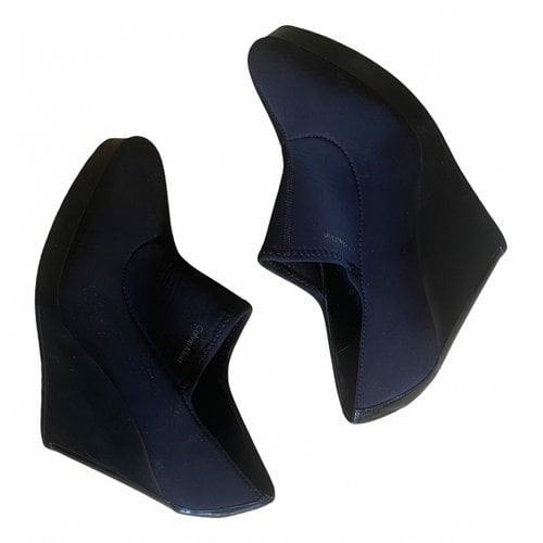 Pre-owned Calvin Klein Ankle Boots In Black