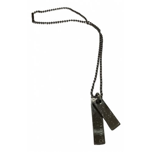 Pre-owned Calvin Klein Necklace In Metallic