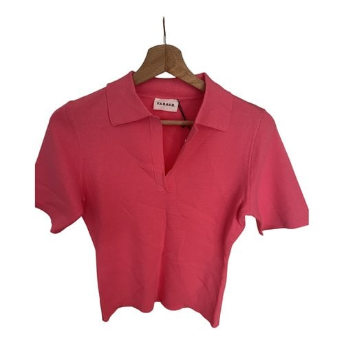 Pre-owned P.a.r.o.s.h Polo In Pink