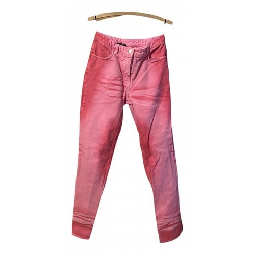 Pre-owned Givenchy Straight Jeans In Pink