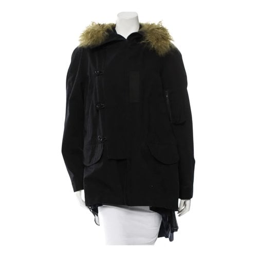 Pre-owned Sacai Parka In Black