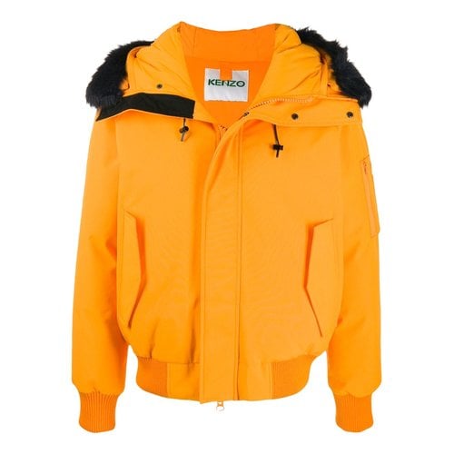 Pre-owned Kenzo Parka In Yellow