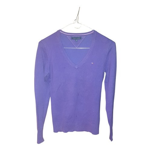 Pre-owned Tommy Hilfiger Jumper In Purple