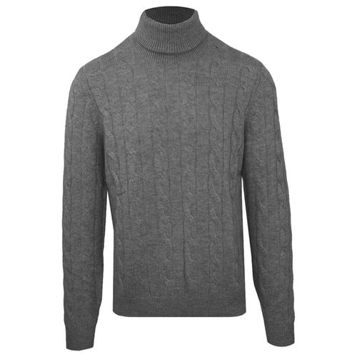 Pre-owned Malo Wool Pull In Grey