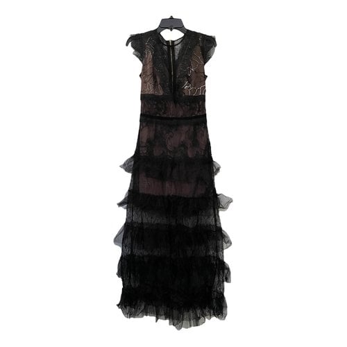Pre-owned Bronx Maxi Dress In Black