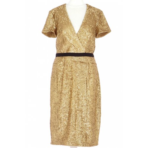 Pre-owned Burberry Dress In Gold
