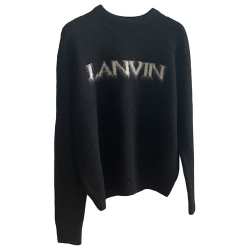 Pre-owned Lanvin Cashmere Pull In Black