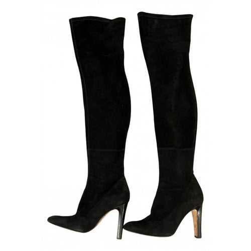 Pre-owned Alexa Wagner Boots In Black