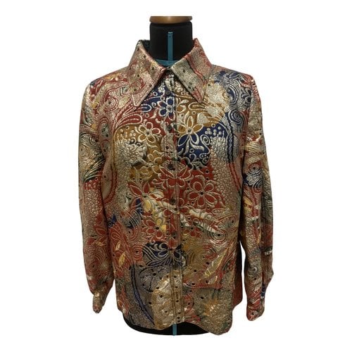 Pre-owned Burberry Wool Blouse In Multicolour