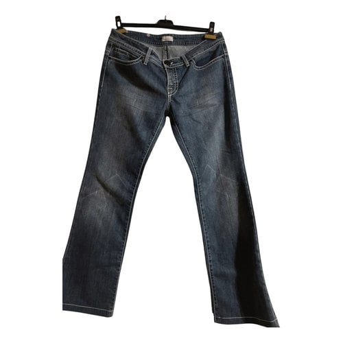 Pre-owned Pinko Bootcut Jeans In Navy