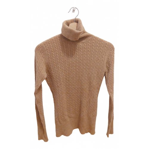 Pre-owned Saks Fifth Avenue Cashmere Jumper In Brown