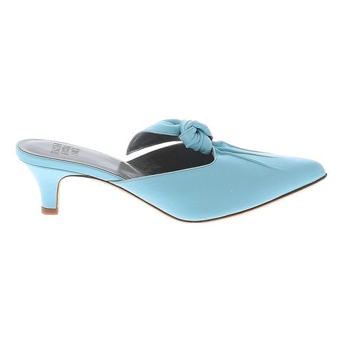 Pre-owned Maryam Nassir Zadeh Leather Sandals In Blue