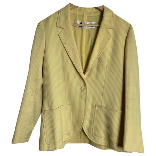 Pre-owned Lanvin Blazer In Yellow