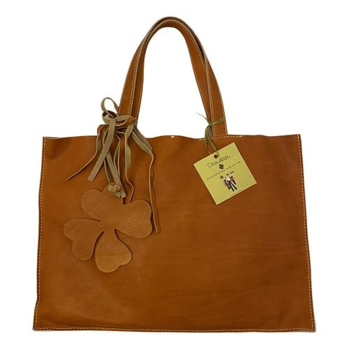 Pre-owned Danielapi Leather Handbag In Orange