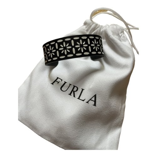 Pre-owned Furla Ceramic Bracelet In Black
