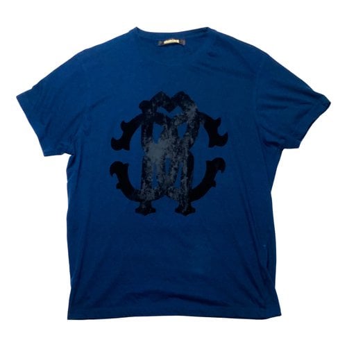 Pre-owned Roberto Cavalli T-shirt In Blue