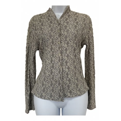 Pre-owned Anne Fontaine Blouse In Grey