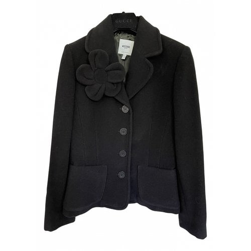 Pre-owned Moschino Cheap And Chic Wool Jacket In Black
