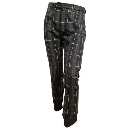 Pre-owned Mauro Grifoni Trousers In Green