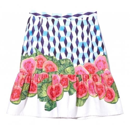 Pre-owned Isolda Mini Skirt In Multicolour