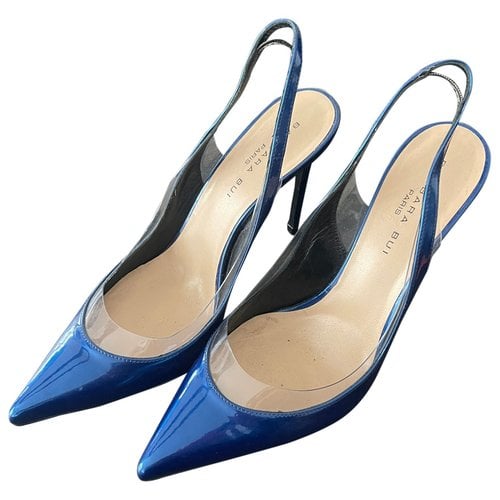 Pre-owned Barbara Bui Patent Leather Heels In Blue