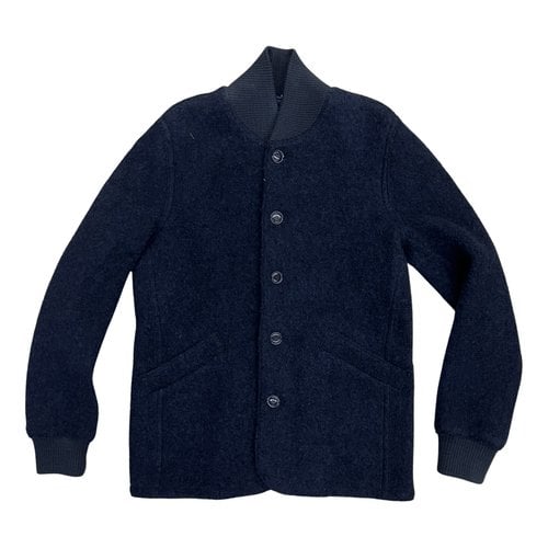 Pre-owned Aspesi Wool Coat In Blue