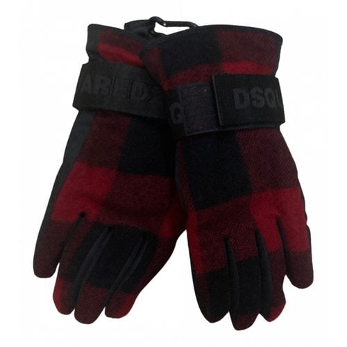 Pre-owned Dsquared2 Wool Gloves In Multicolour