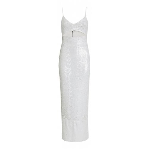 Pre-owned Alice And Olivia Maxi Dress In White