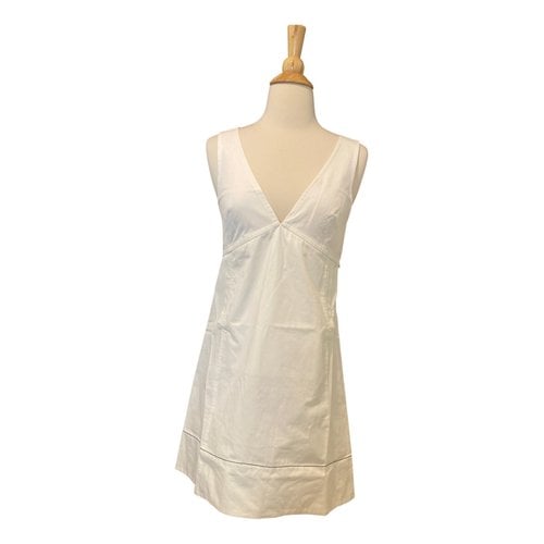 Pre-owned Proenza Schouler Mini Dress In White