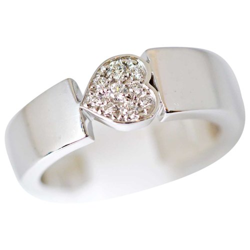 Pre-owned Piaget White Gold Ring In Grey