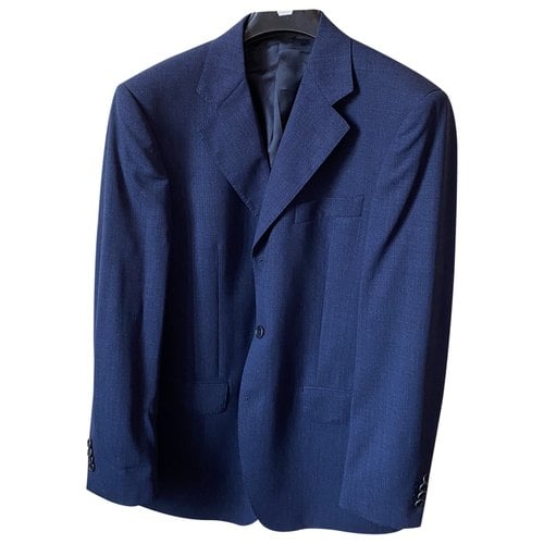 Pre-owned Loro Piana Wool Vest In Blue