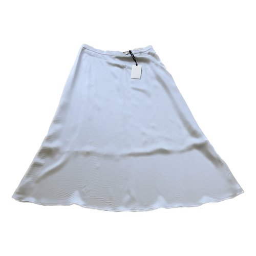 Pre-owned Natan Maxi Skirt In Grey