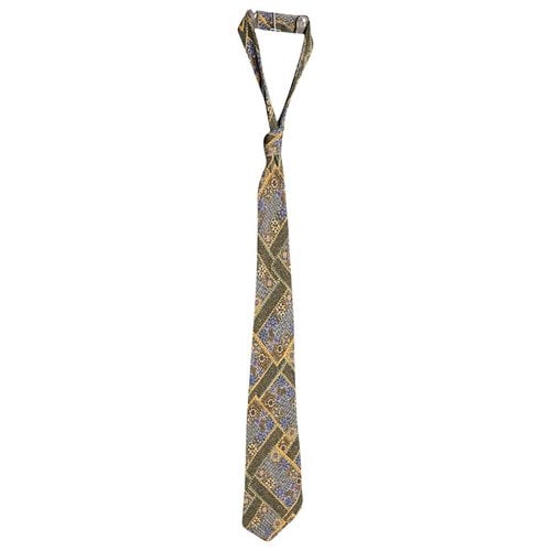 Pre-owned Azzaro Silk Tie In Multicolour