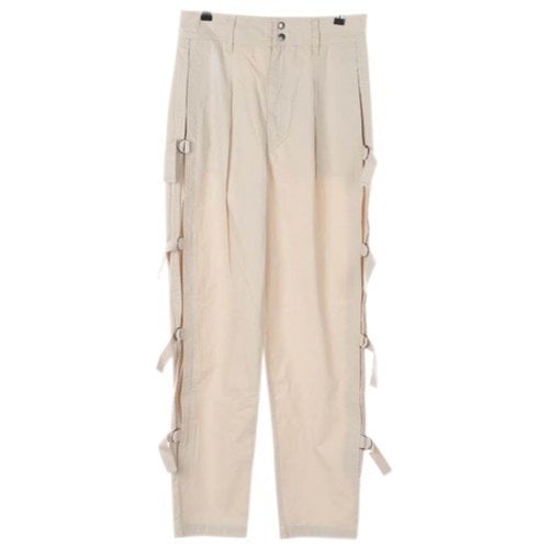 Pre-owned Isabel Marant Étoile Jeans In White
