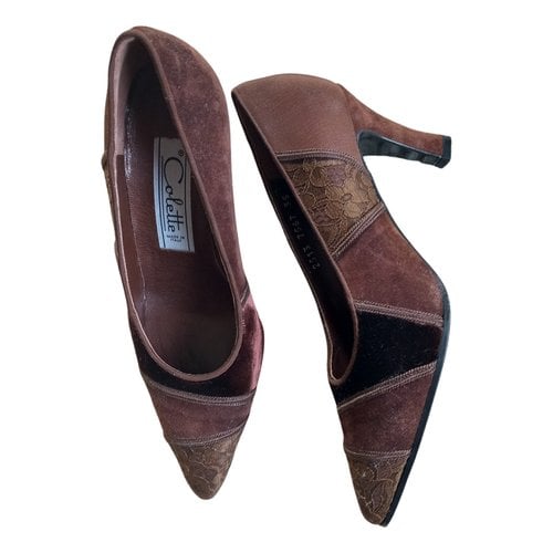Pre-owned Colette Heels In Brown